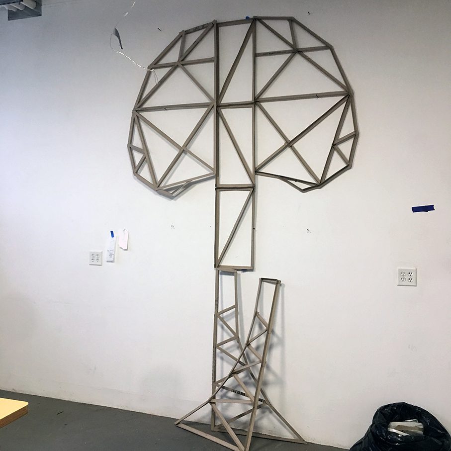 Eco-Artist John K. Melvin talks about the creation and installation of his permanent sculpture "EntroTree" at Sculpture Space NY, 2018