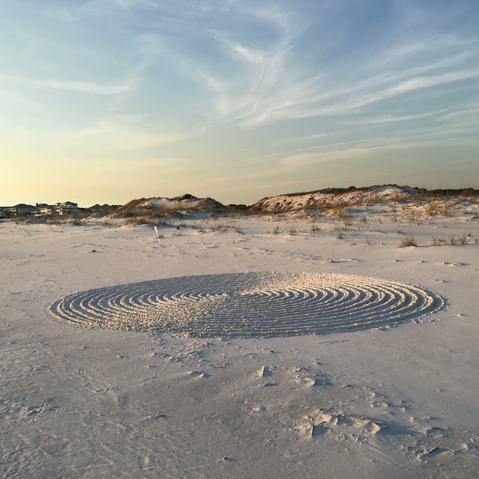 Land Art, by John K. Melvin, Seaside Florida, 2018
